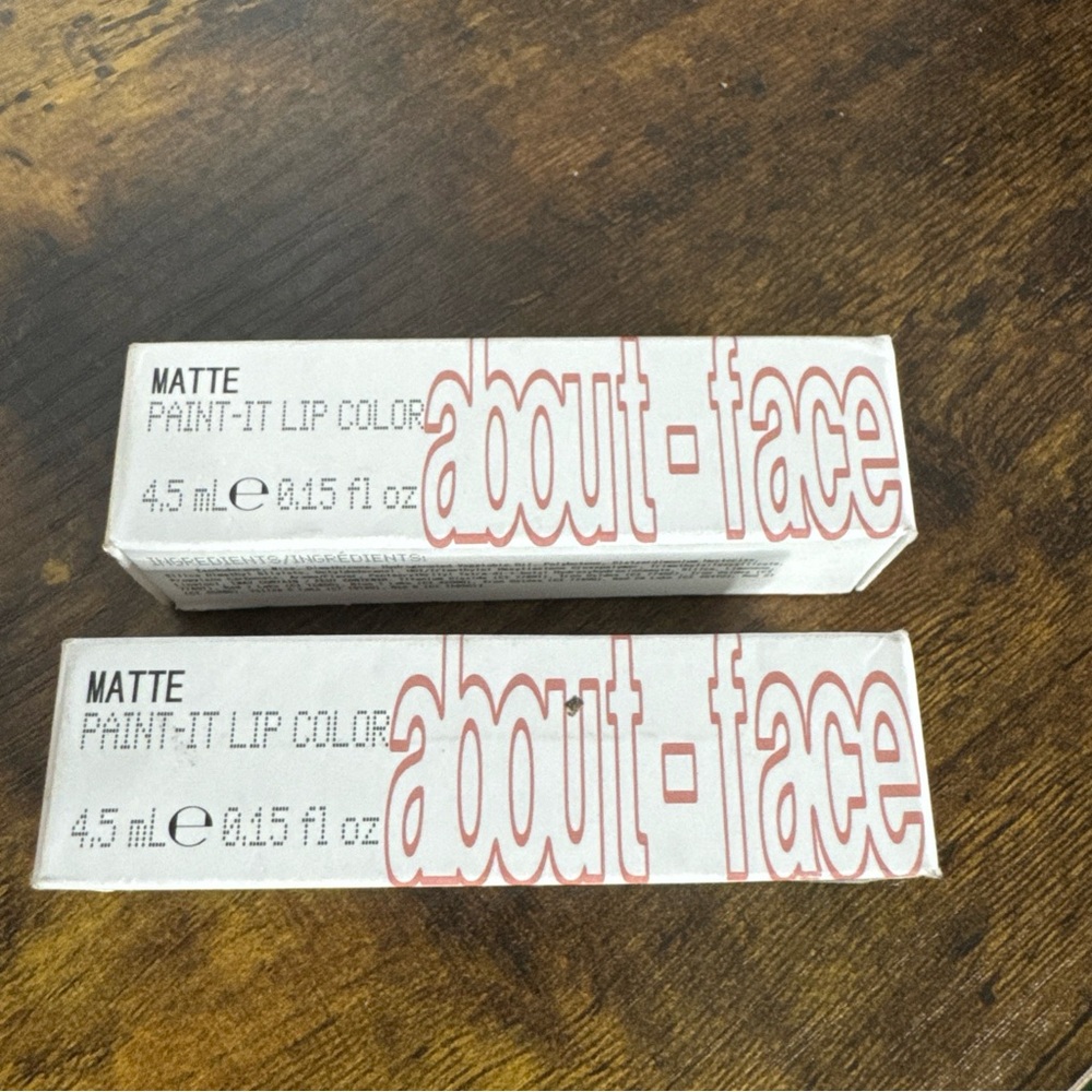 About Face Paint It Matte Liquid Lipstick Dilema Nude Lip Color 2 PACK NEW